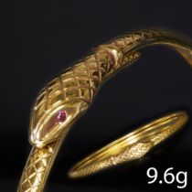 GOLD SNAKE BANGLE