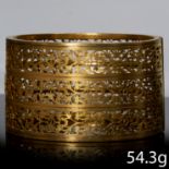 ANTIQUE WIDE CUFF HINGED BANGLE
