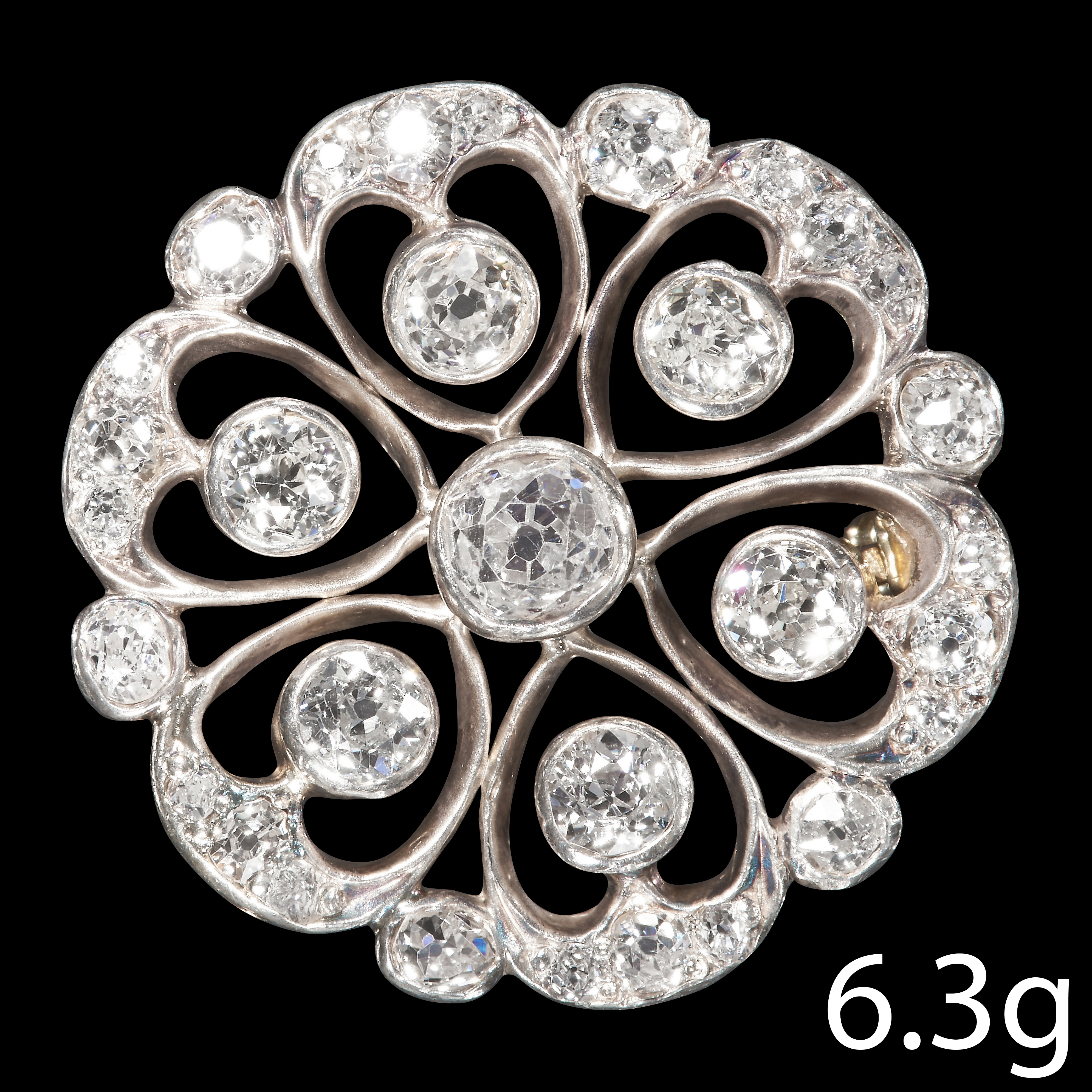 VICTORIAN DIAMOND BROOCH