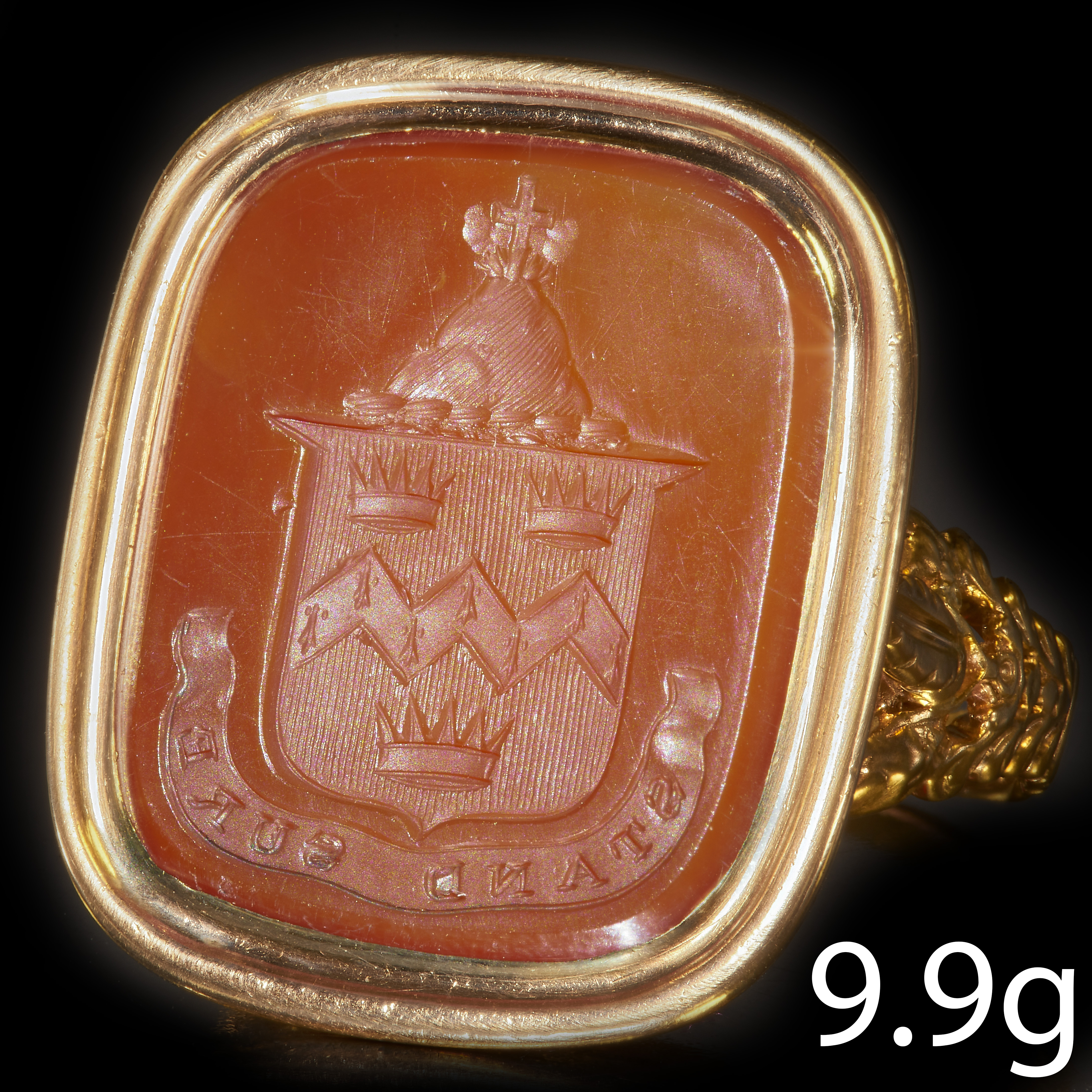 ANTIQUE CARNELIAN SEAL RING