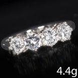 4-STONE DIAMOND RING