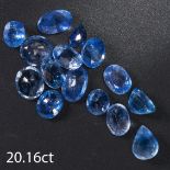 LOT OF MIXED CUT LOOSE SAPPHIRES