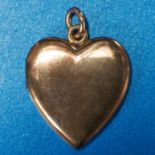 HEART GOLD LOCKET PENDANT