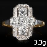 ART-DECO DIAMOND RING