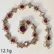 RARE ANTIQUE GEORGIAN GARNET BRACELET