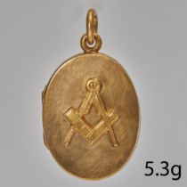 MASONIC LOCKET PENDANT