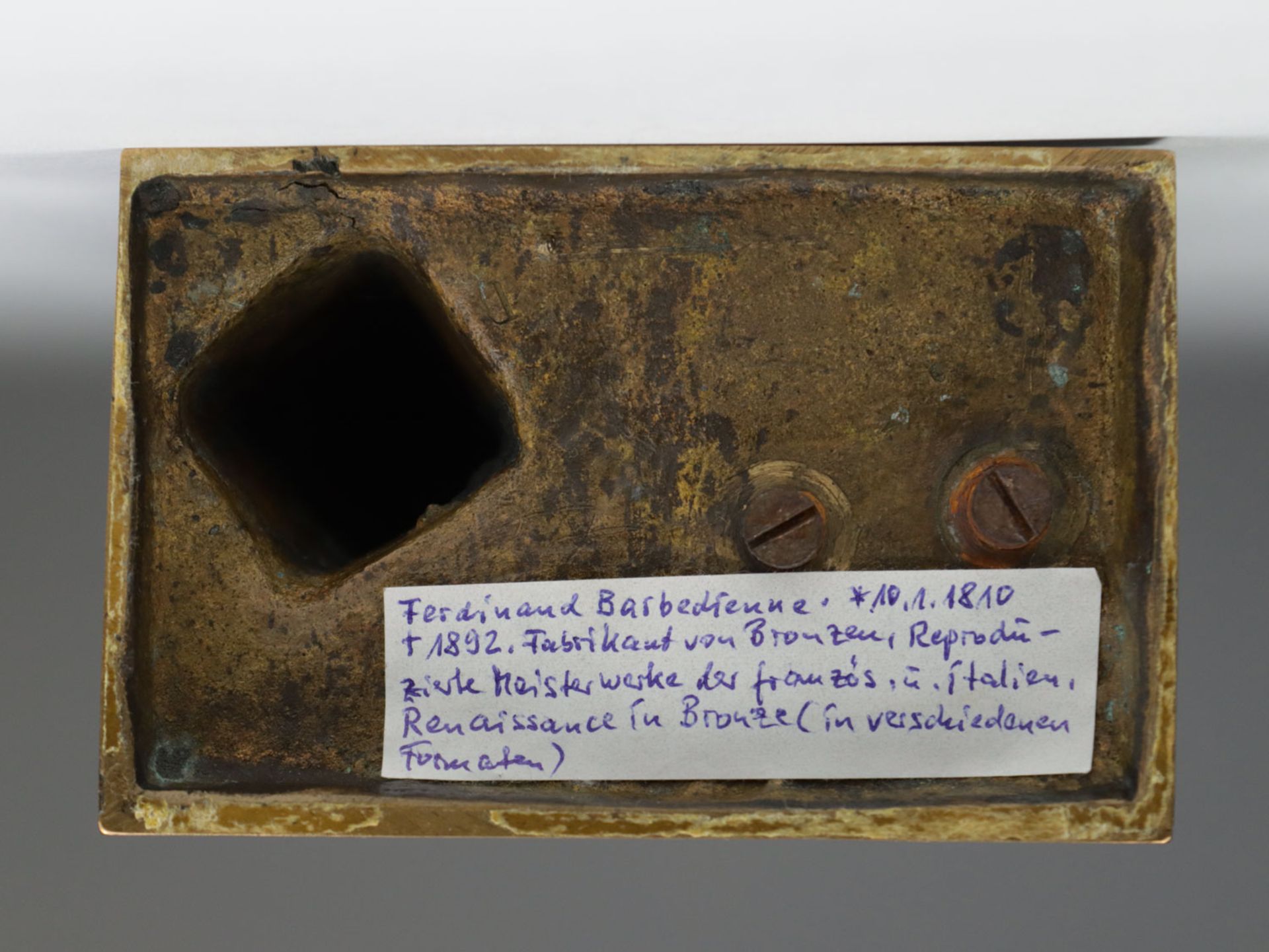 Barbedienne, Ferdinand - Bronzeplastik - Image 6 of 6