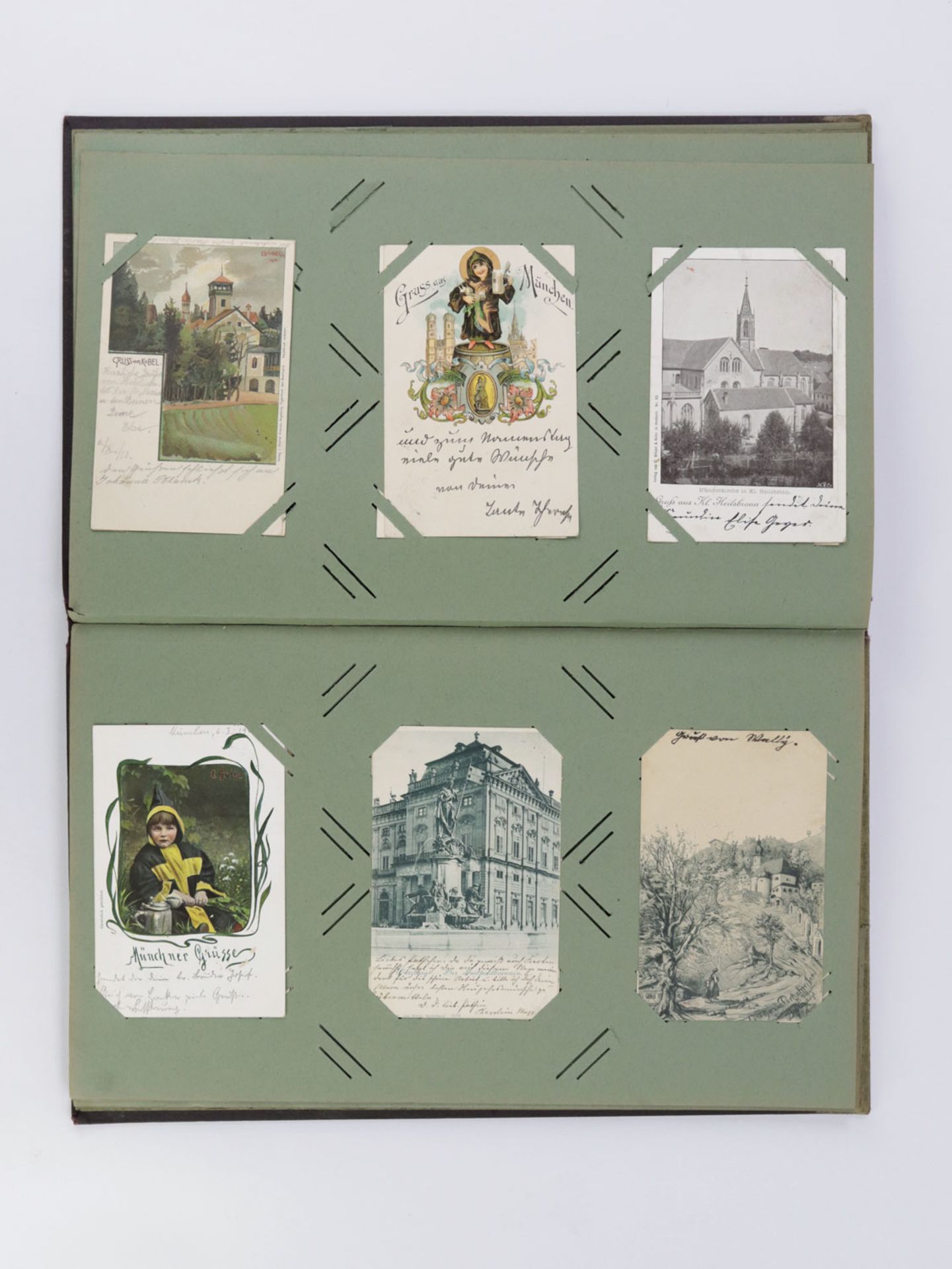 Jugendstil-Postkartenalbum - Image 3 of 5