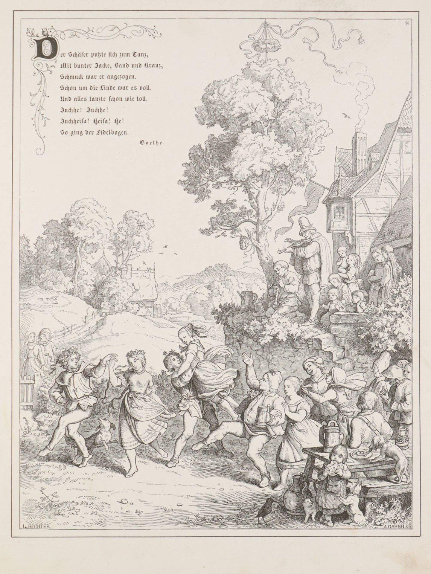 Richter, Ludwig - "Beschauliches und Erbauliches" - Image 3 of 5
