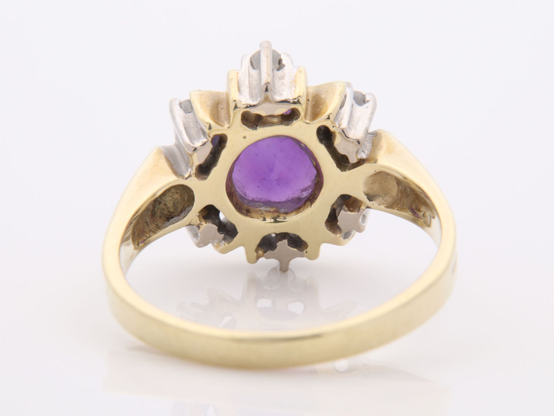 Diamant/Amethyst - Damenring - Bild 5 aus 6