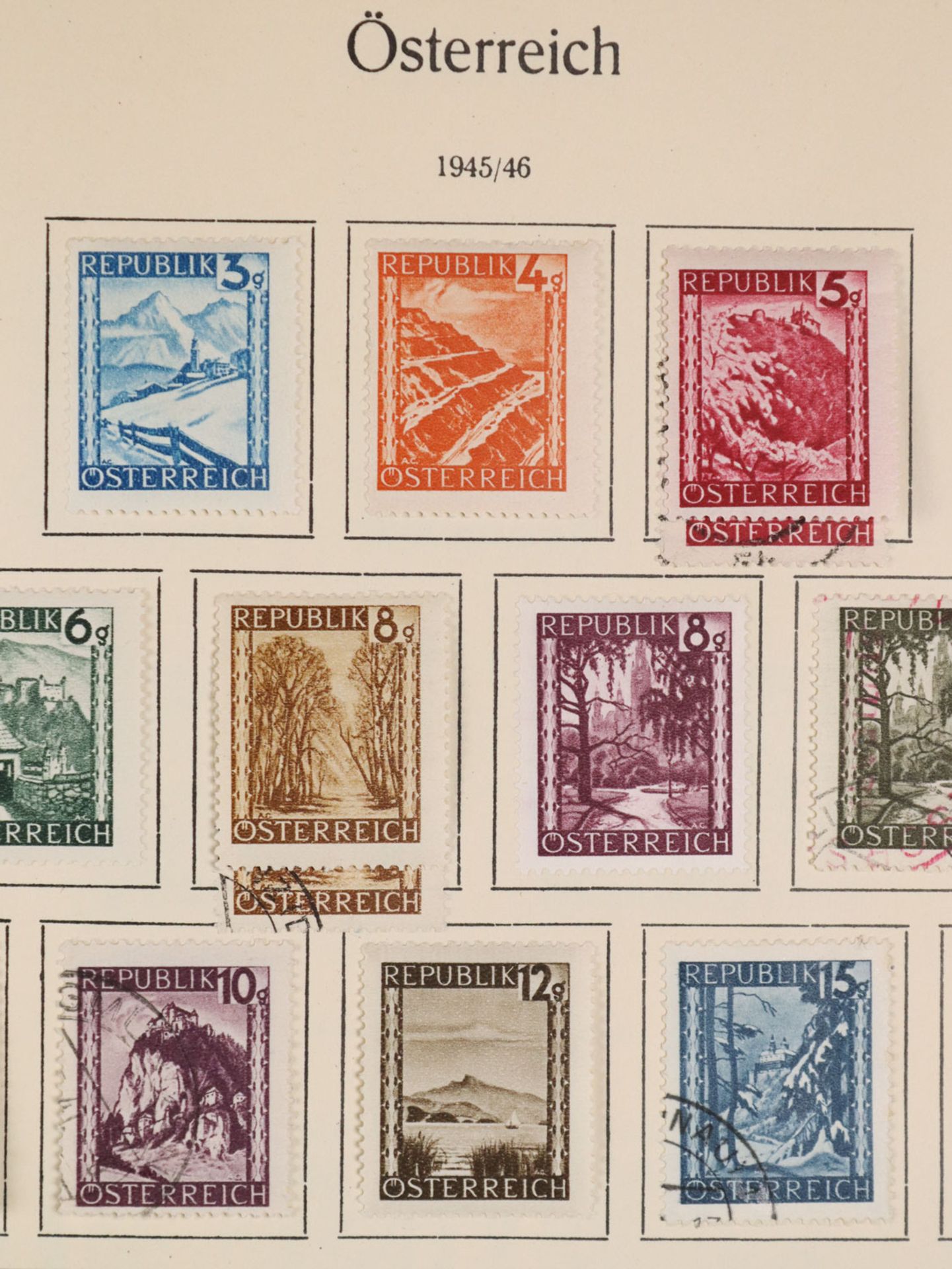 Briefmarkenalbum - Österreich - Image 5 of 5