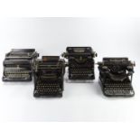 Schreibmaschinen - Vier Stück