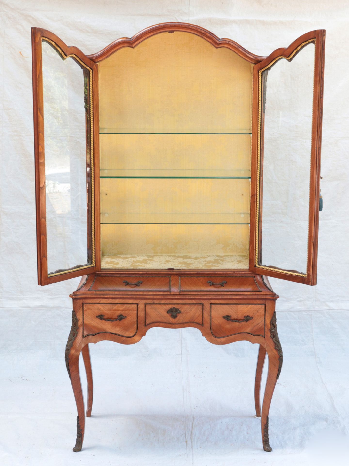 Salon - Vitrine im Louis XV. -Stil - Bild 6 aus 14