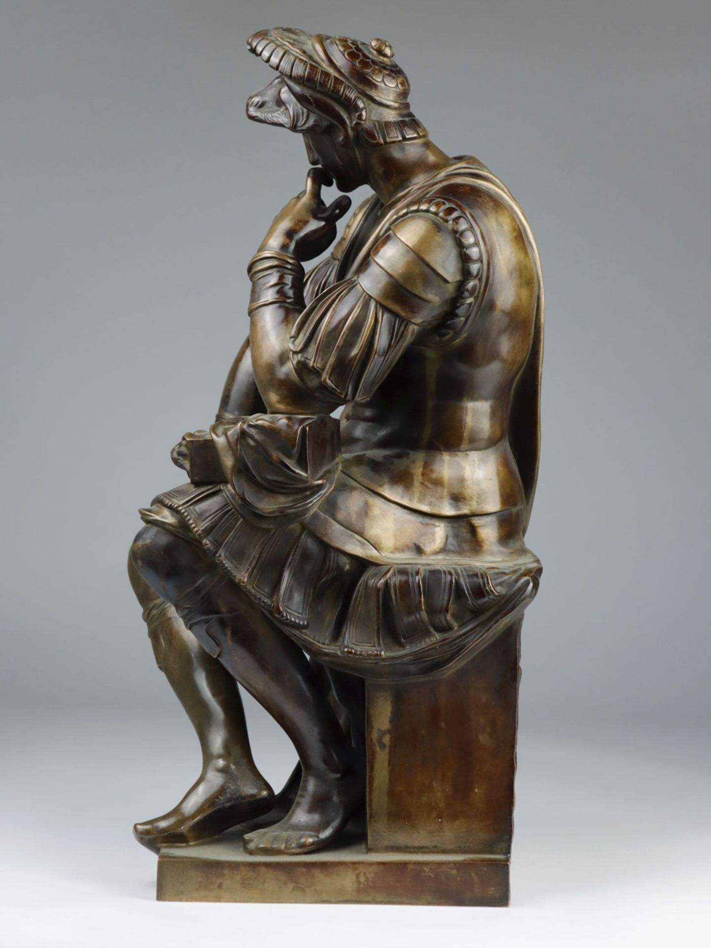 Bronzeskulptur - Kopie nach Michelangelo - Image 5 of 8