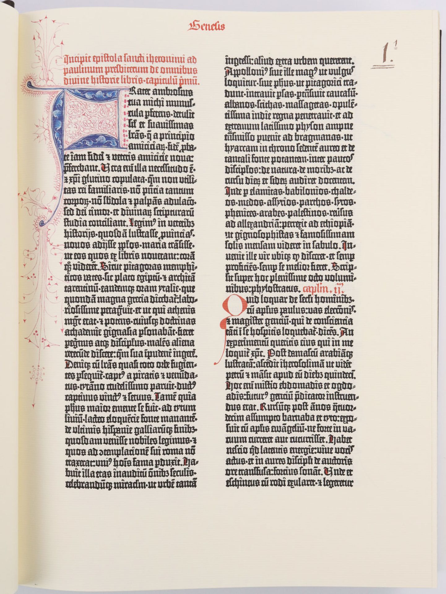 Gutenberg Bibel Faksimele - Image 13 of 20