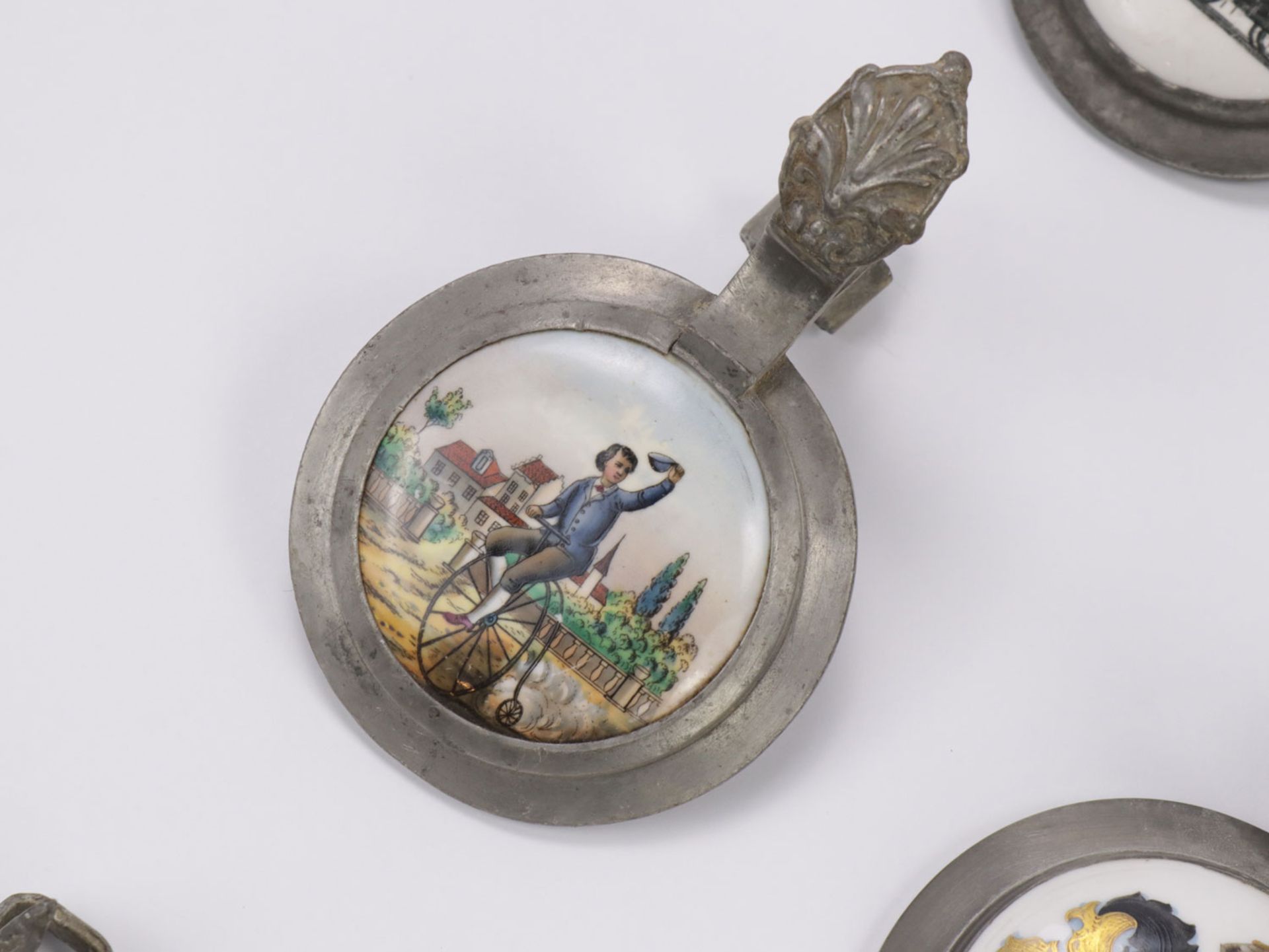 Zinndeckel - Sammlung - Image 6 of 11