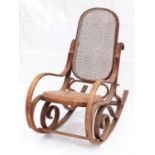 Schaukelstuhl  -  Thonet - Art