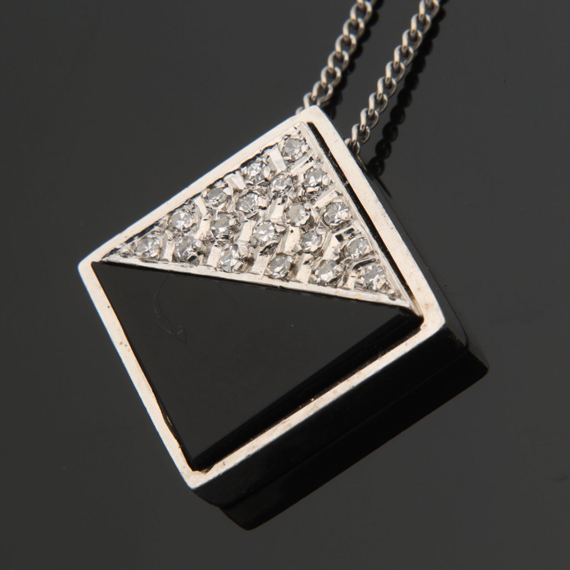 Diamant/Onyx - Collier - Image 2 of 4