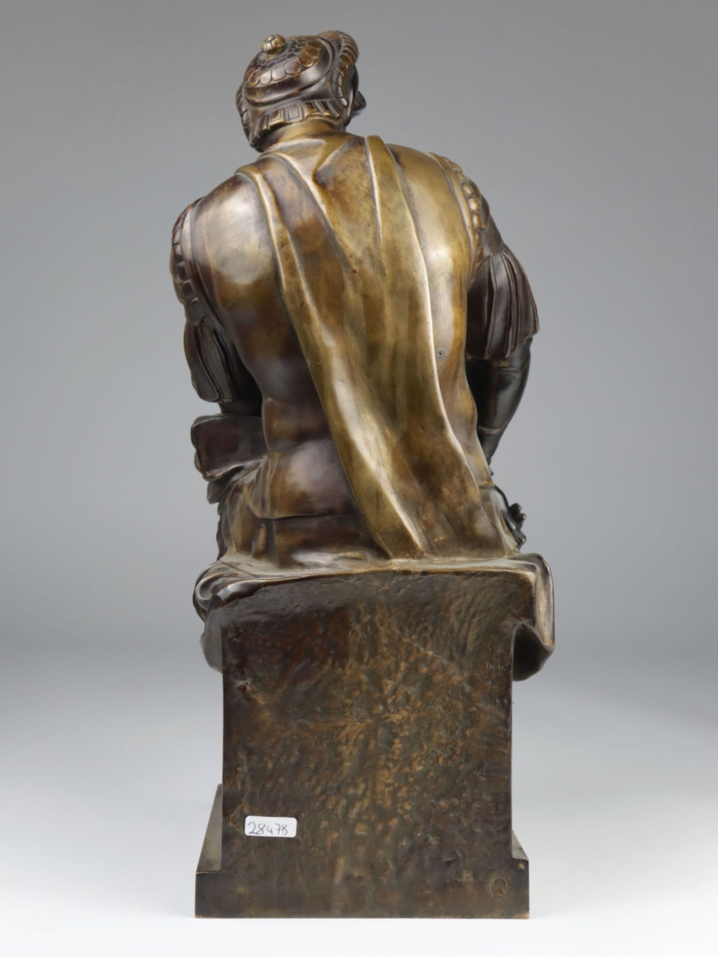 Bronzeskulptur - Kopie nach Michelangelo - Bild 4 aus 8