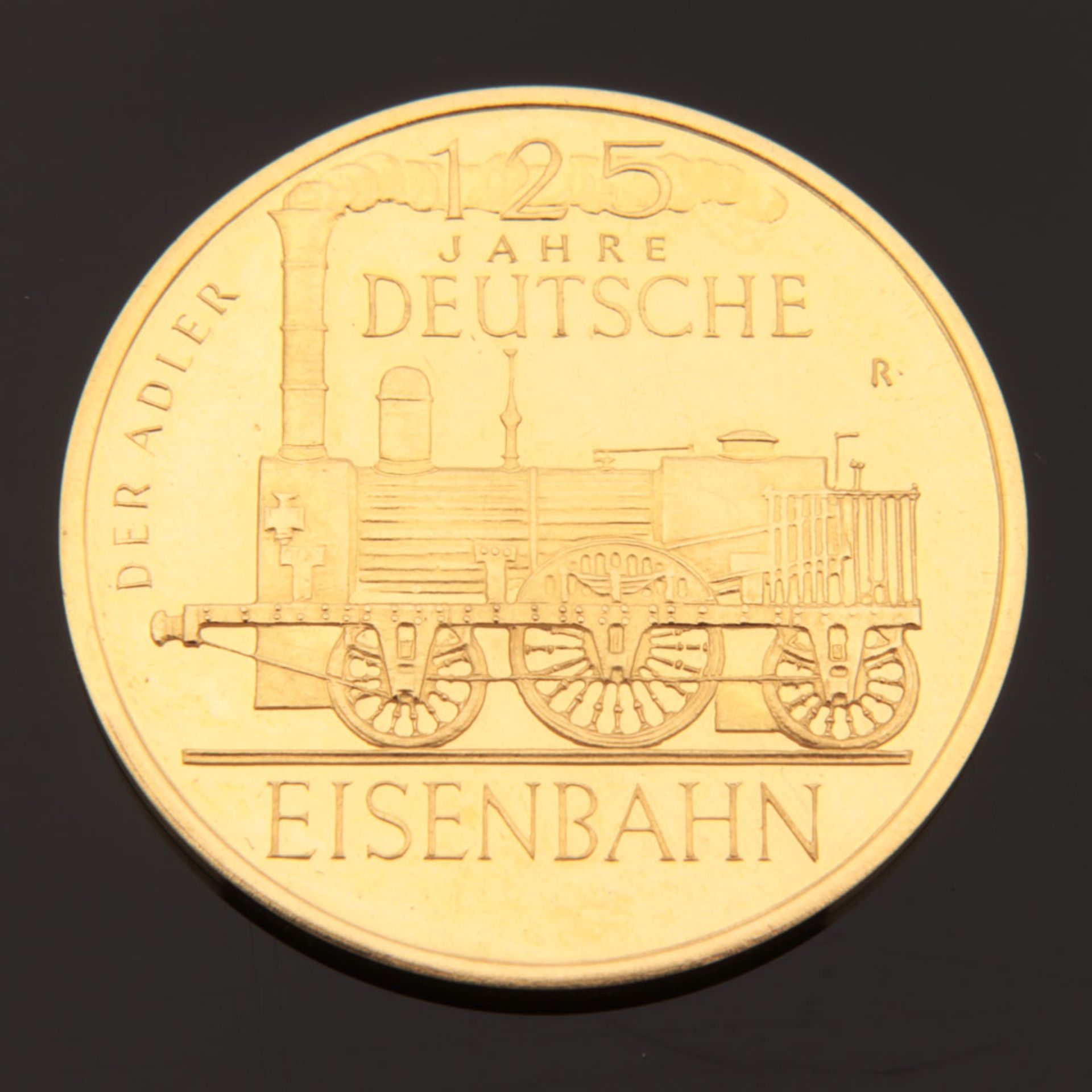 Goldmedaille - Eisenbahn - Image 2 of 2