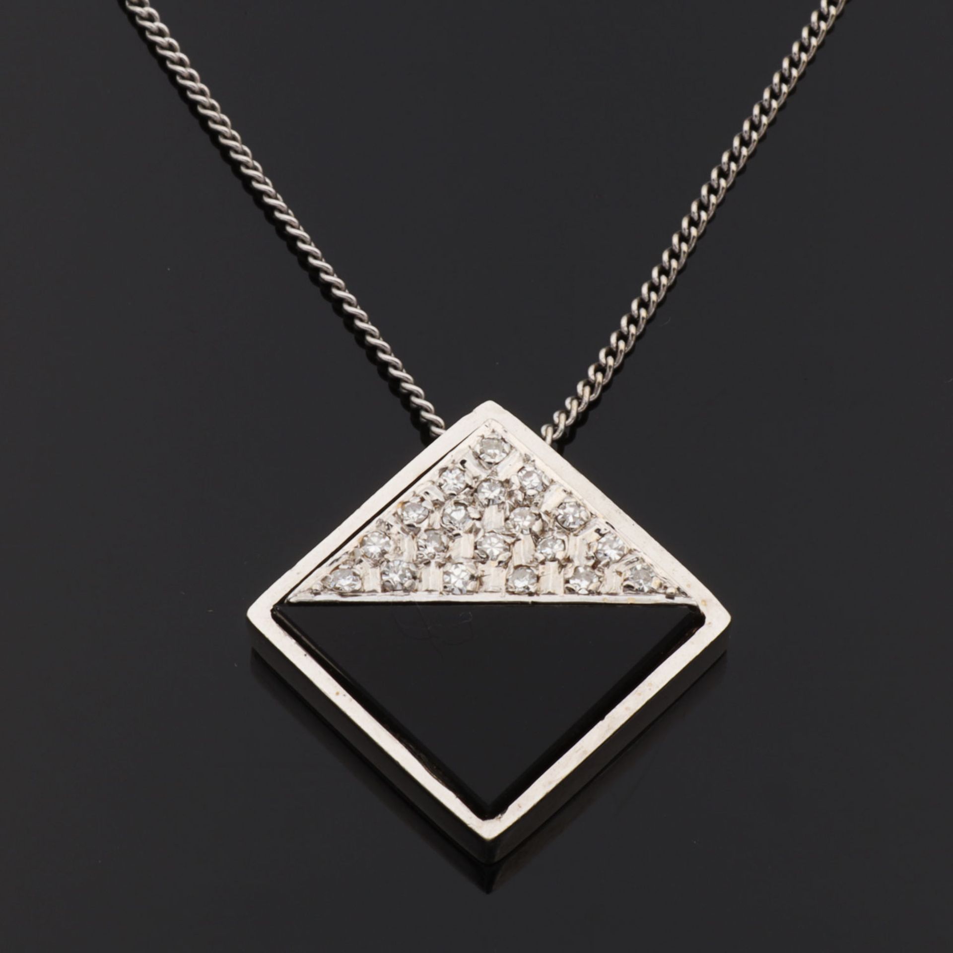 Diamant/Onyx - Collier - Image 4 of 4