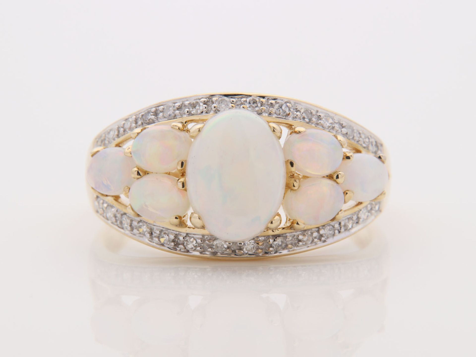 Diamant/Opal - Damenring - Image 2 of 7