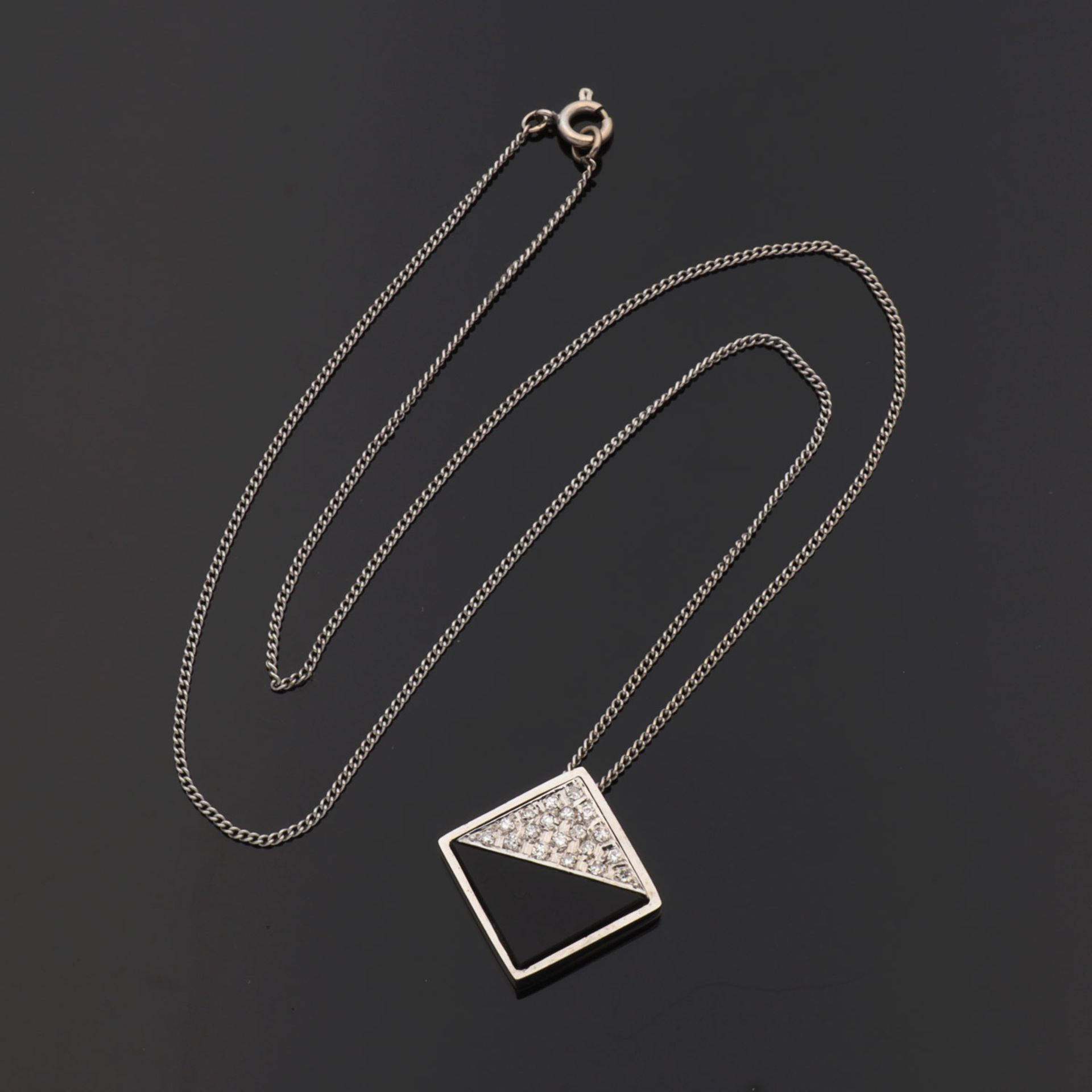 Diamant/Onyx - Collier