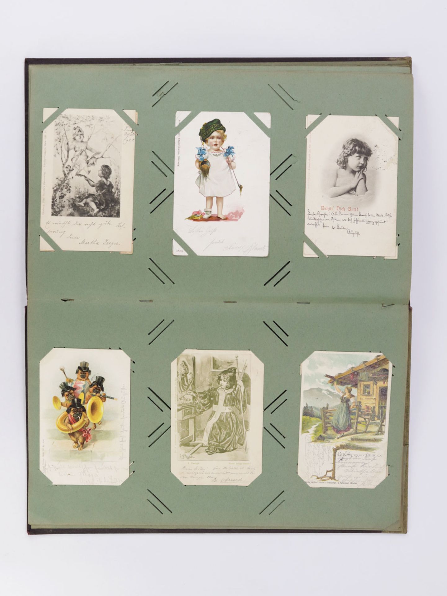 Jugendstil-Postkartenalbum - Image 5 of 5