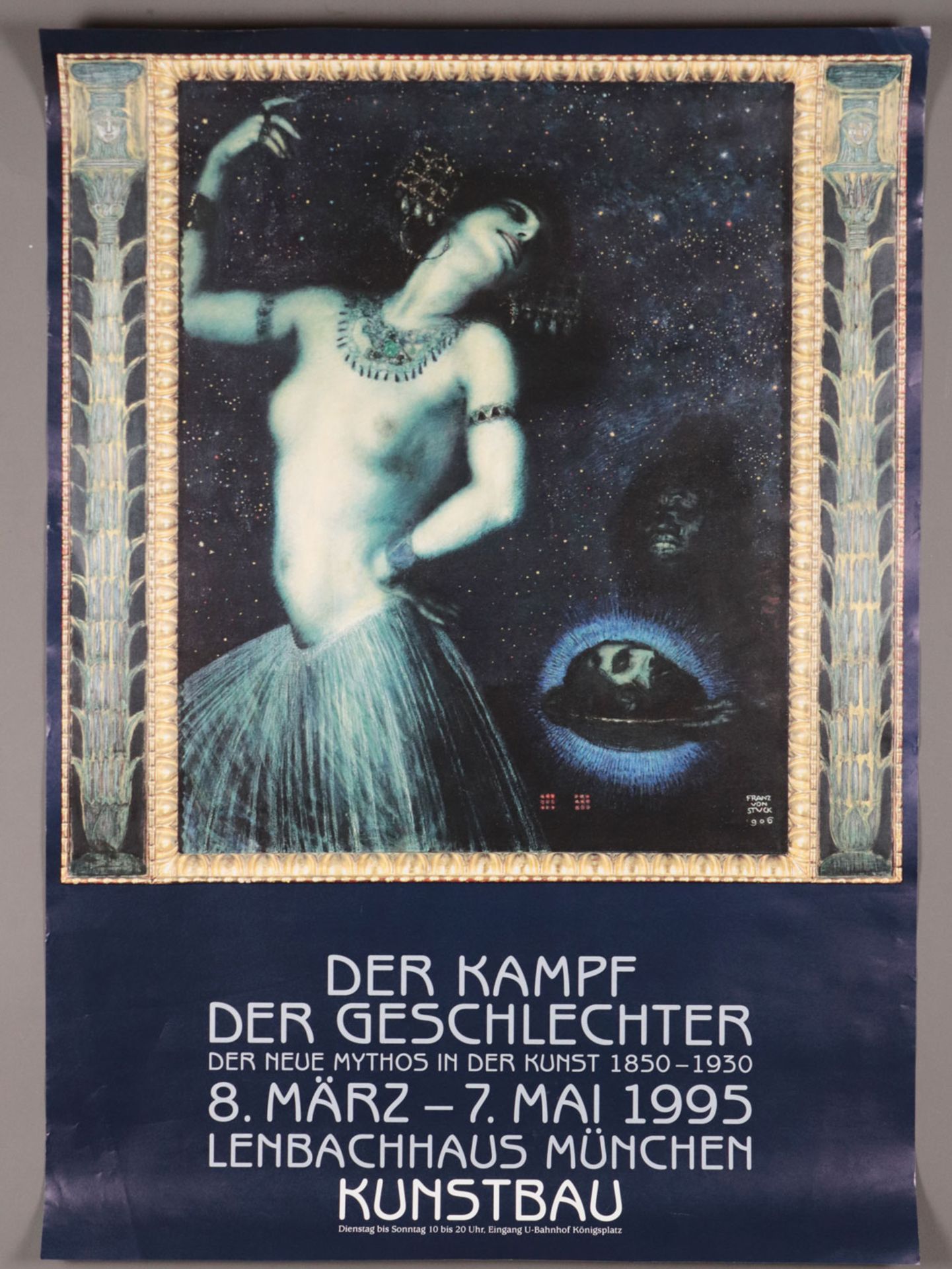 Khnopff, Ferdnand / Rops, Felicien / Kolle, Helmut / Schad, Christian / u.a. - Ausstellungsplakate - Image 4 of 11