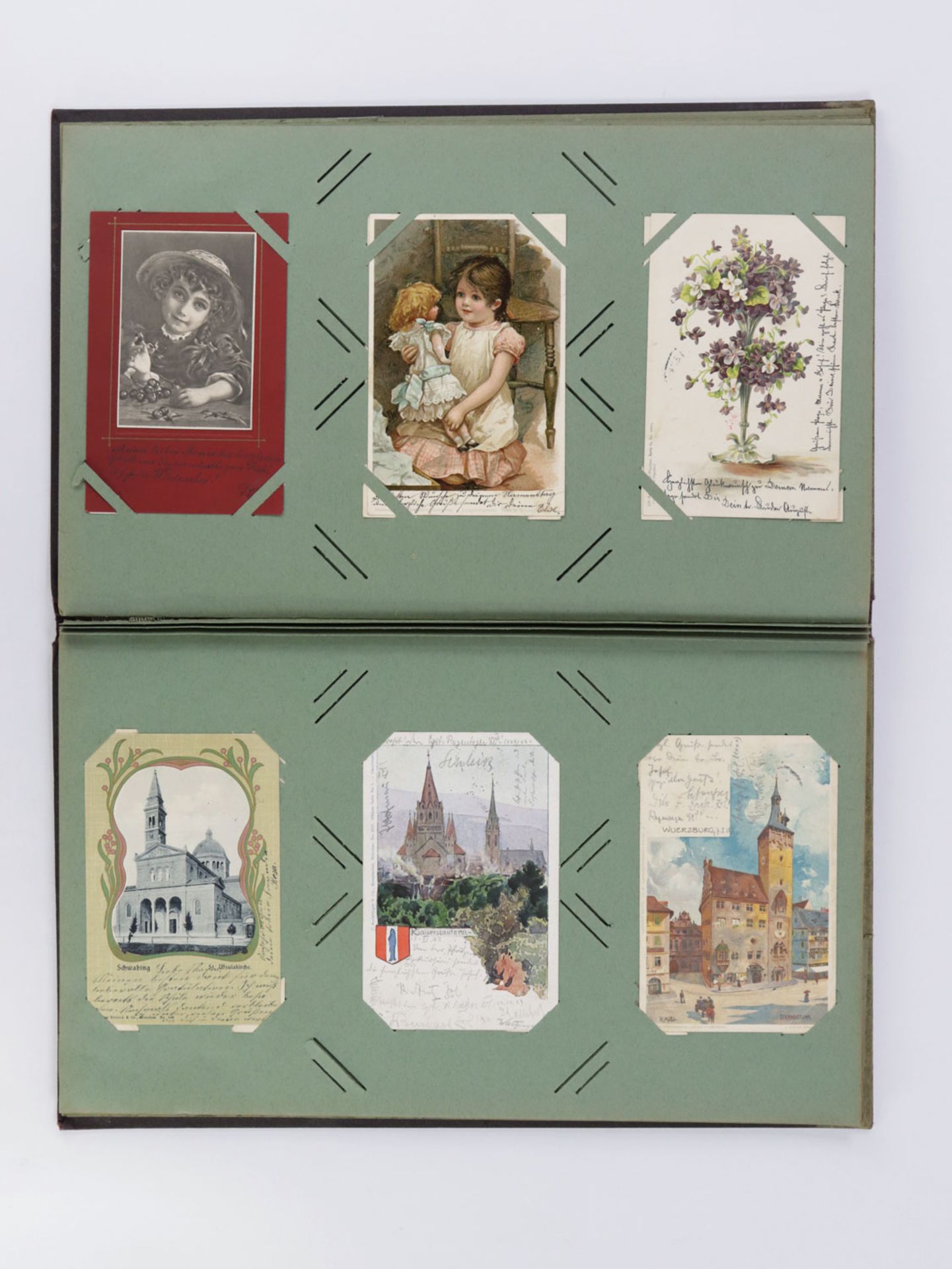 Jugendstil-Postkartenalbum - Bild 4 aus 5