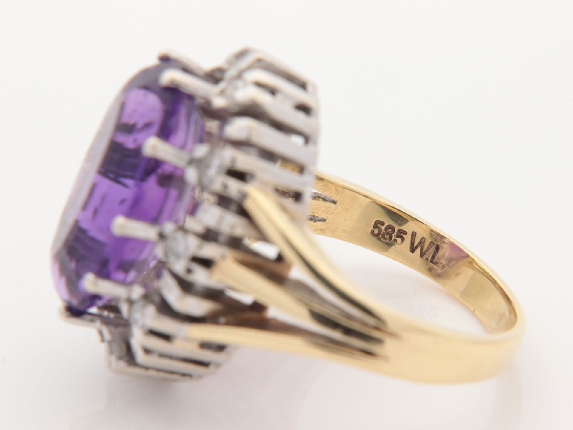 Diamant/Amethyst - Damenring - Bild 6 aus 6