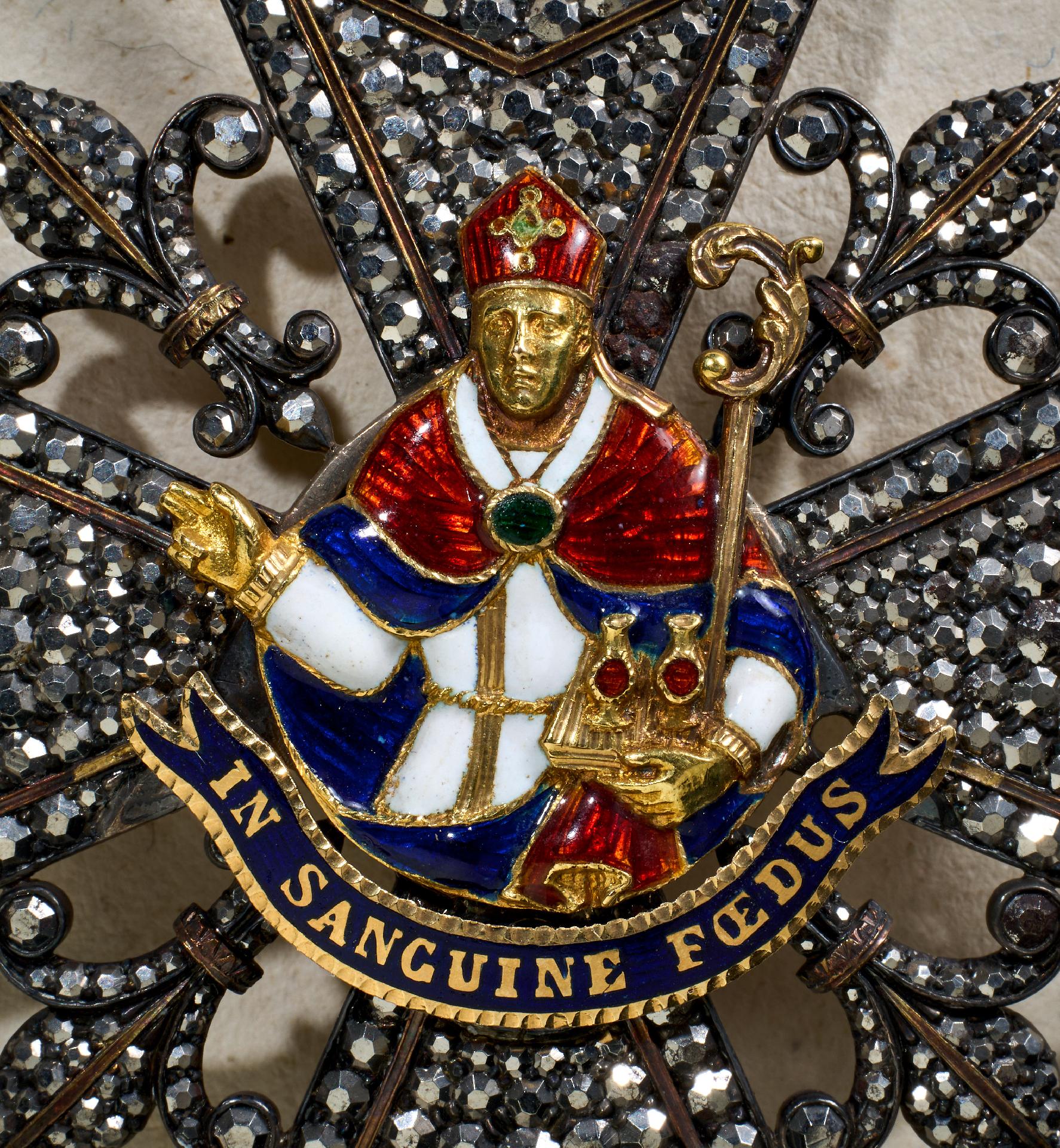 Königreich beider Sizilien : Order of St. Januarius Breast Star to the Ornamented Necklace. - Image 2 of 6