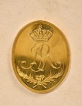 Polen : Goldene Virtuti-Militari-Medaille aus dem polnisch-russischen Krieg von 1792