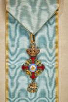 Königreich beider Sizilien : Order of Saint George of Reunification - Grand Cross.