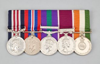 Great Britain : Military Medal Group of 5 to Sgt. . Gundabahadur Rai, 10th G.R. (Gurkha Rifles).