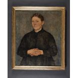 Kunst : Wilhelm Eckhardt: Porträt der Mutter des Künstlers - Gemälde aus dem persönlichen Besitz...