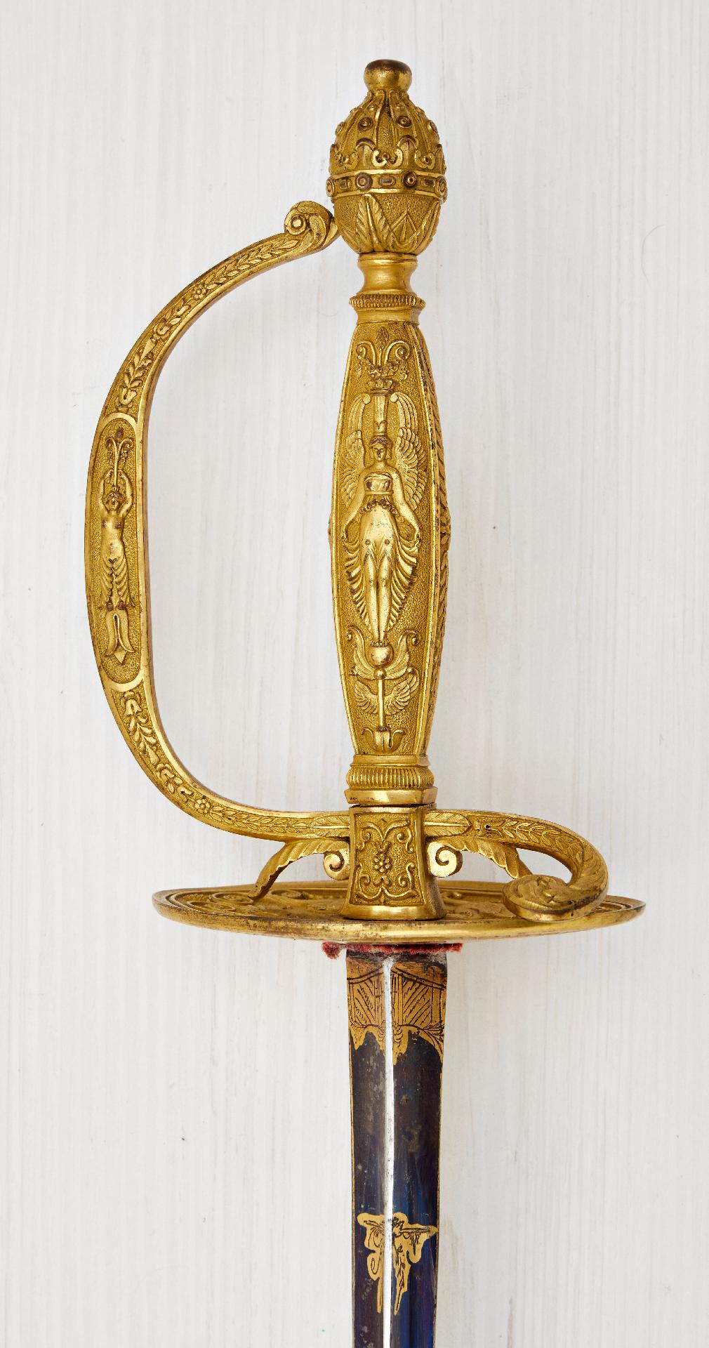 Kingdom of the Two Sicilies : Sword from the possession of the Regent of the Kingdom of the Two ... - Image 2 of 5