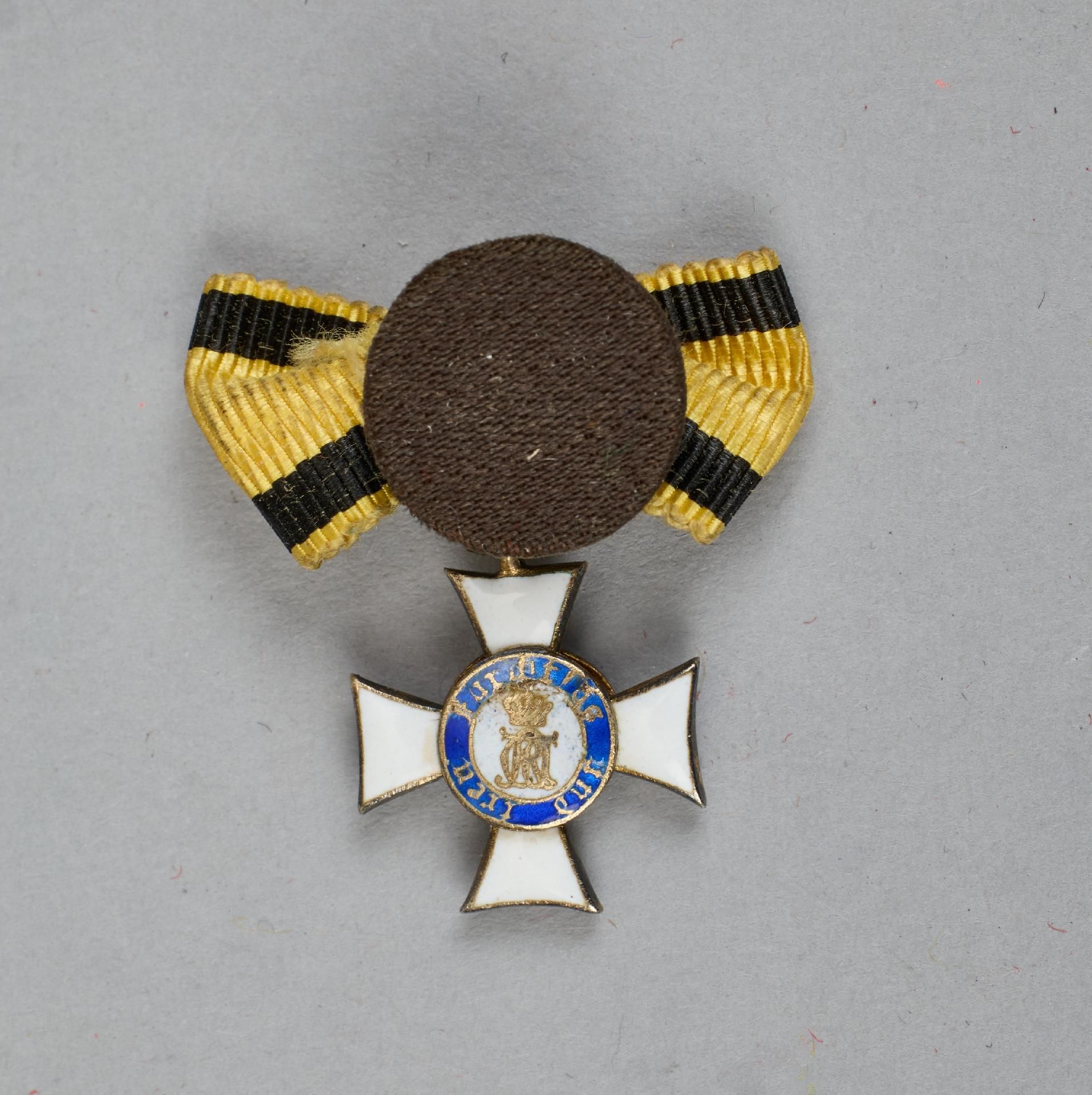 Württemberg : Militärverdienstorden: Miniatur des Ritterkreuzes aus dem Besitz der Familien v. N... - Bild 2 aus 6