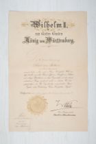 Württemberg : Dokumentennachlass des Generals der Infanterie Karl v. Stohrer