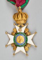 Duchy of Sachsen-Coburg-Gotha : Saxe Ernestine House Order: 1st Type Neck Badge with Cypher "E" ...