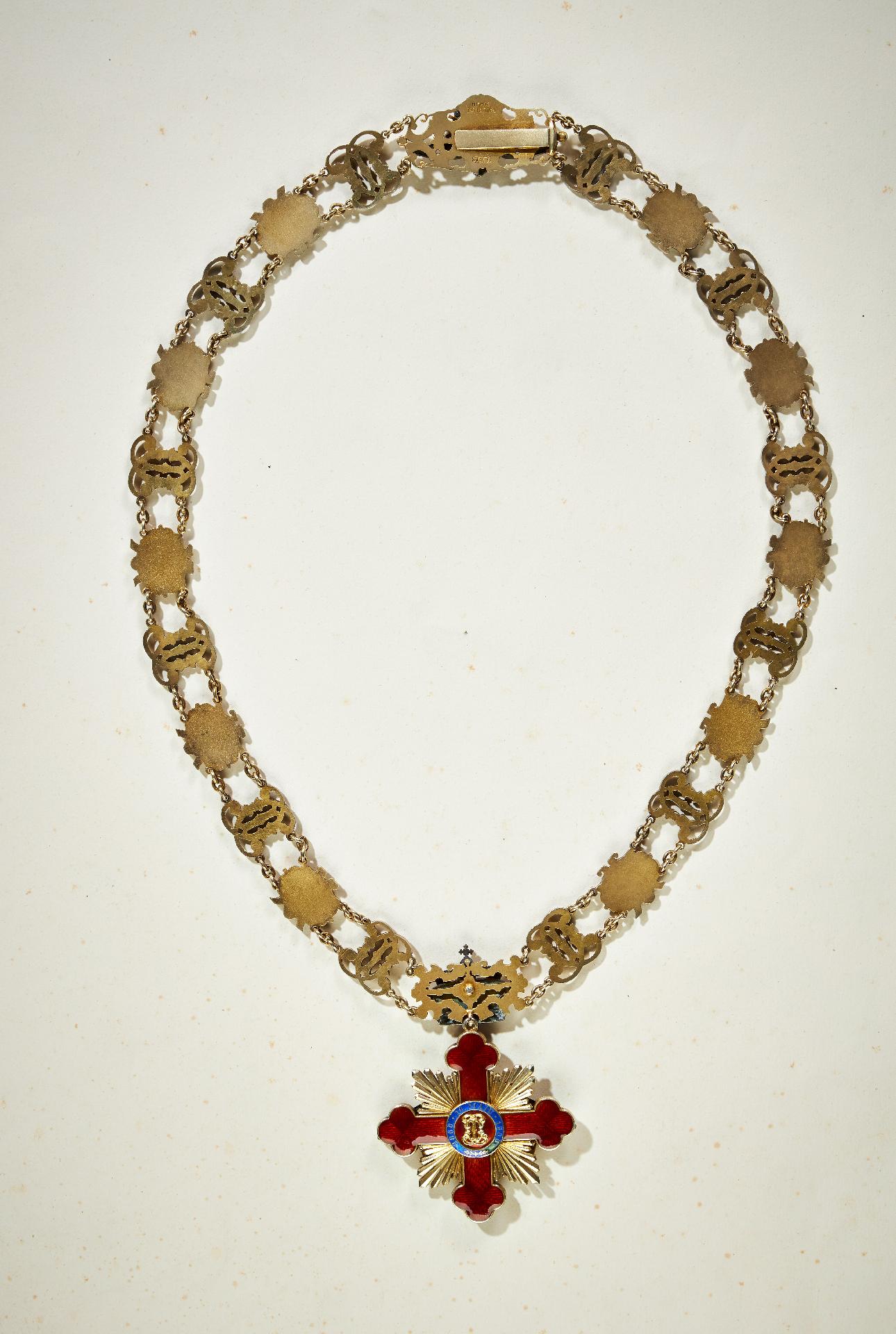 Romania : Romania: Order of Carol I. - personal Collar Chain of King Carol II. of Romania. - Image 6 of 10