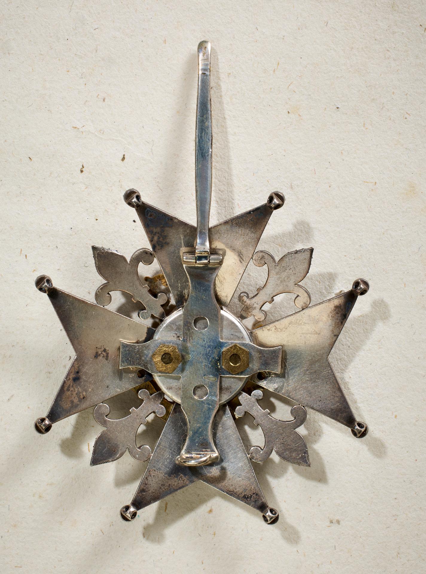 Königreich beider Sizilien : Order of St. Januarius Breast Star to the Ornamented Necklace. - Image 4 of 6