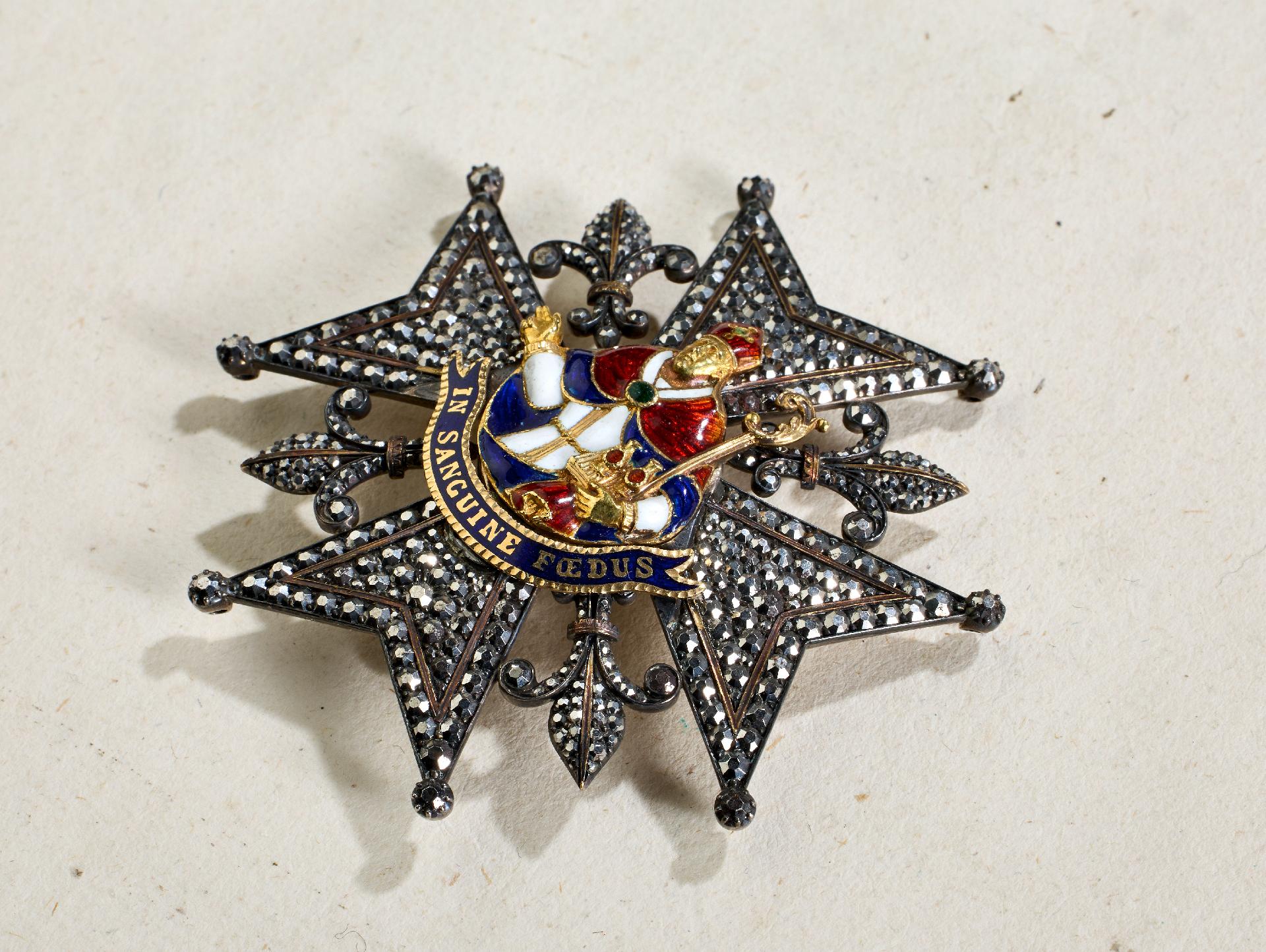 Königreich beider Sizilien : Order of St. Januarius Breast Star to the Ornamented Necklace. - Image 6 of 6