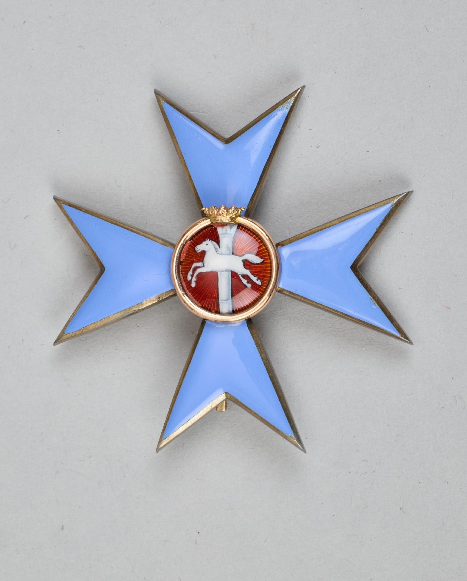 Duchy of Brunswick : Brunswick: Order of Henry the Lion, Officer's Cross (1908-1918)