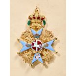 Duchy of Brunswick : Brunswick: Order of Henry the Lion: Grand Cross Sash Badge.