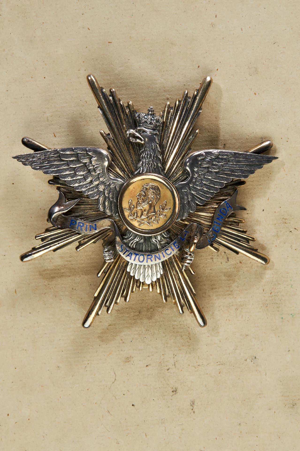 Romania : Romania: Order of Carol I. - personal Collar Chain of King Carol II. of Romania. - Image 9 of 10
