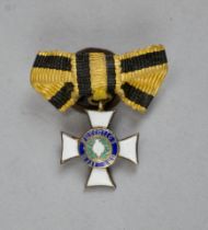 Kingdom of Wurttemberg : Military Merit Order: Knight's Breast badge Miniature from the estate o...