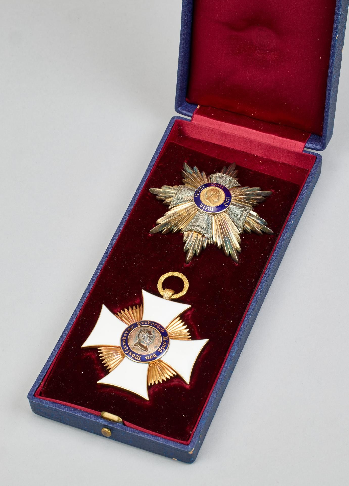 Kingdom of Wurttemberg : General of Infantry Karl von Stohrer: Order of Frederick Grand Cross Set