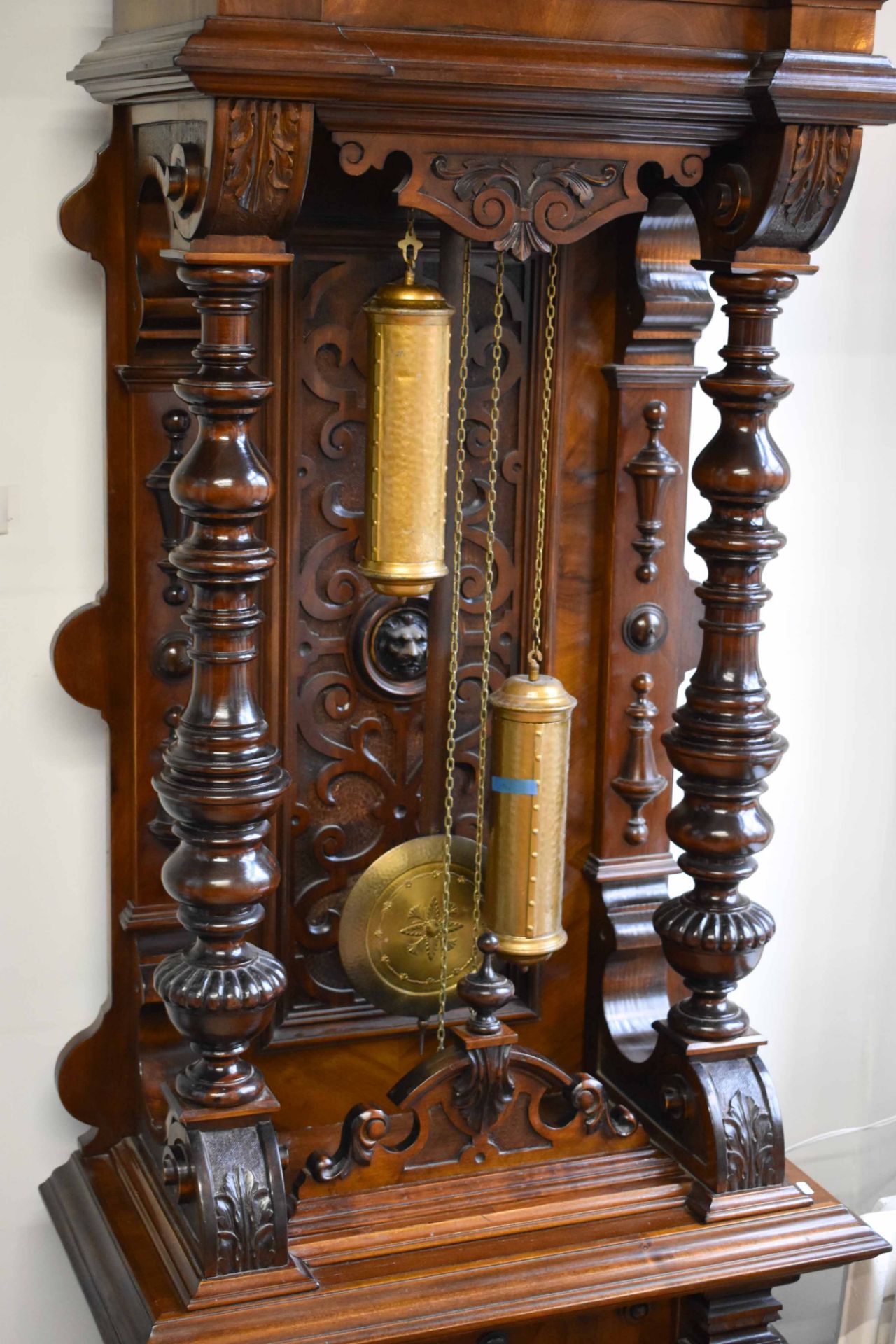 Founding era - Grandfather clock from around 1880 - Image 2 of 7