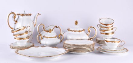 A group of porcelain Rosenthal Pompadour coffee and tea service